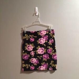 Forever 21 floral skirt
